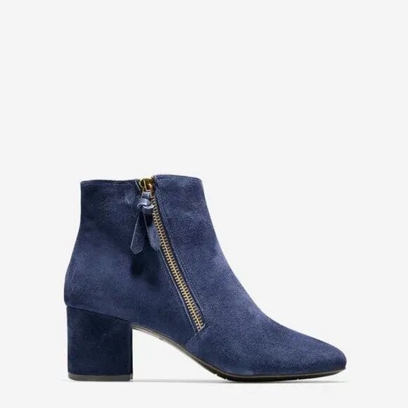 Cole Haan Saylor Grand Bootie in Marine Blue - Picture 1 of 10